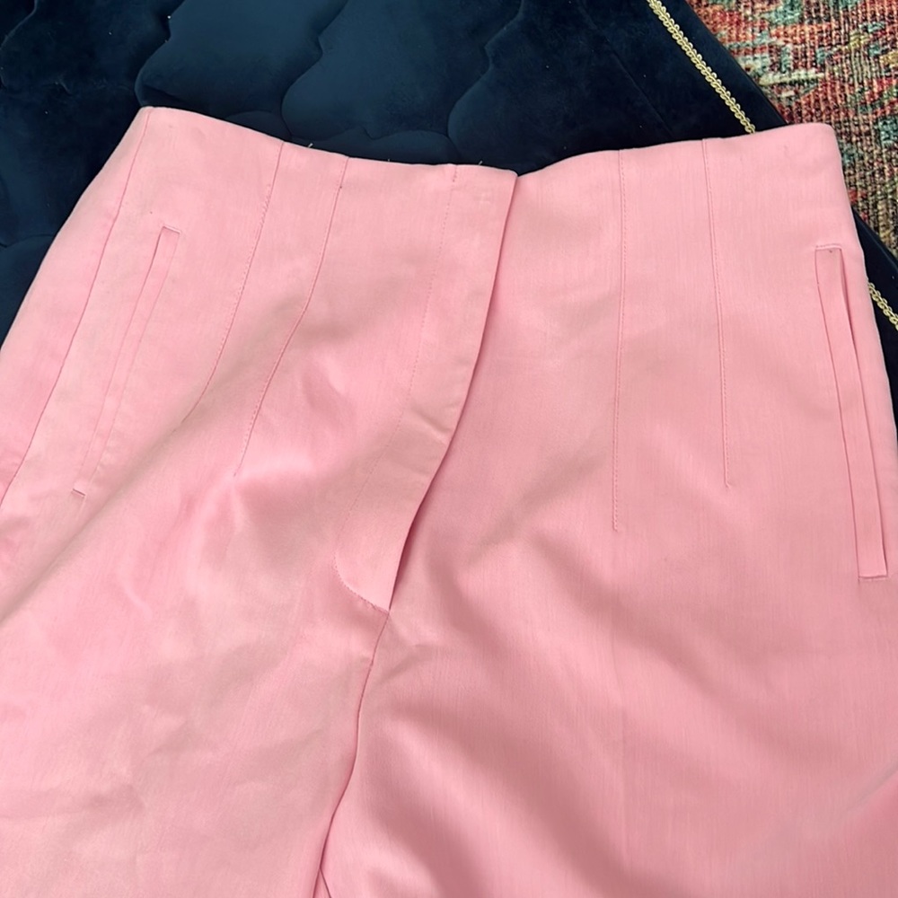 Zara women’s pink high waisted pants size XXL, never worn